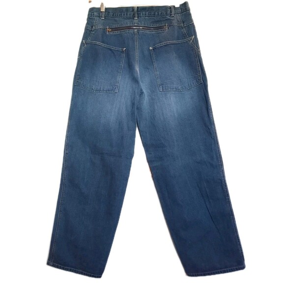 VTG Marithe Francois Girbaud Jeans Men 33 x 32 Pants Y2K 90 Baggy Wide HONG KONG - Picture 2 of 7